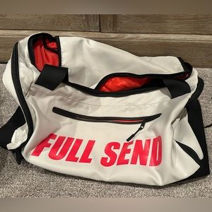 Full Send fitness duffel bag